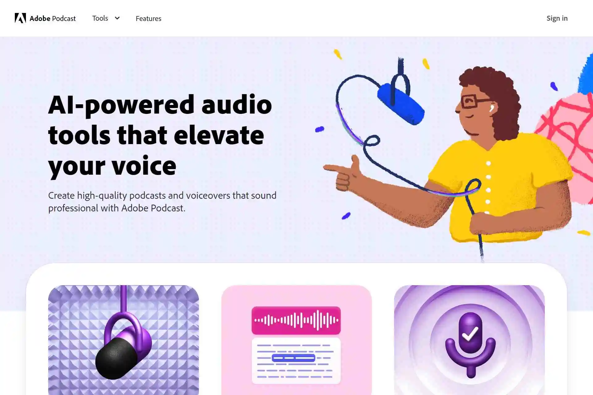 Adobe podcasts
